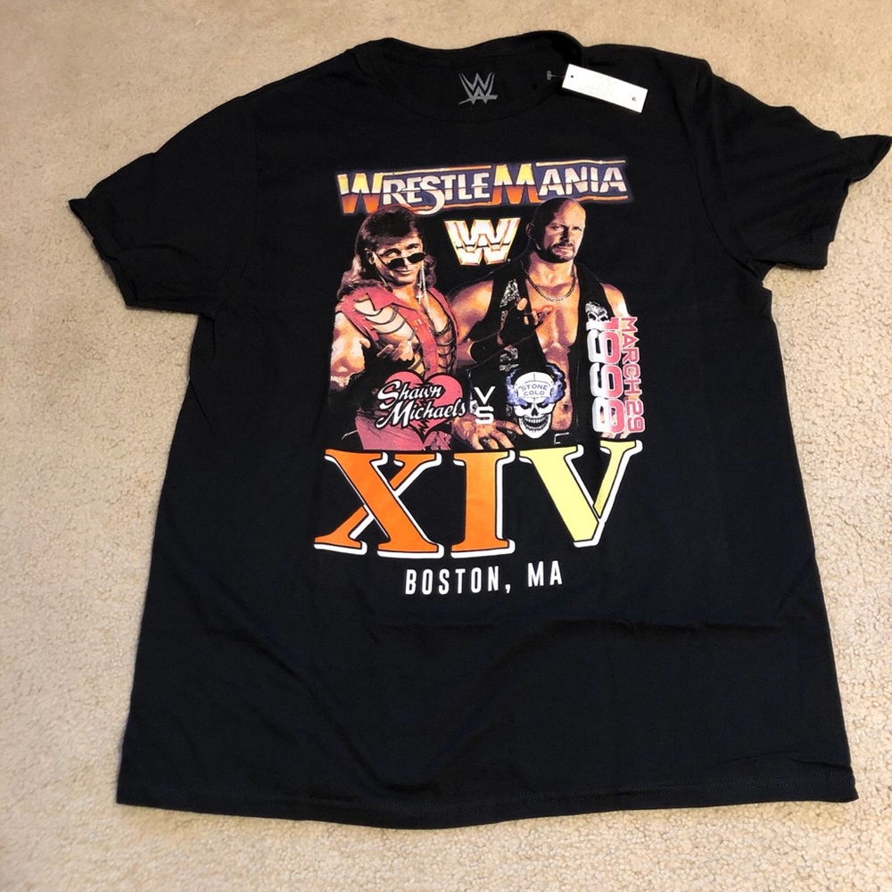 vtg inspired wwe wrestlemania 1998 graphic shirt
